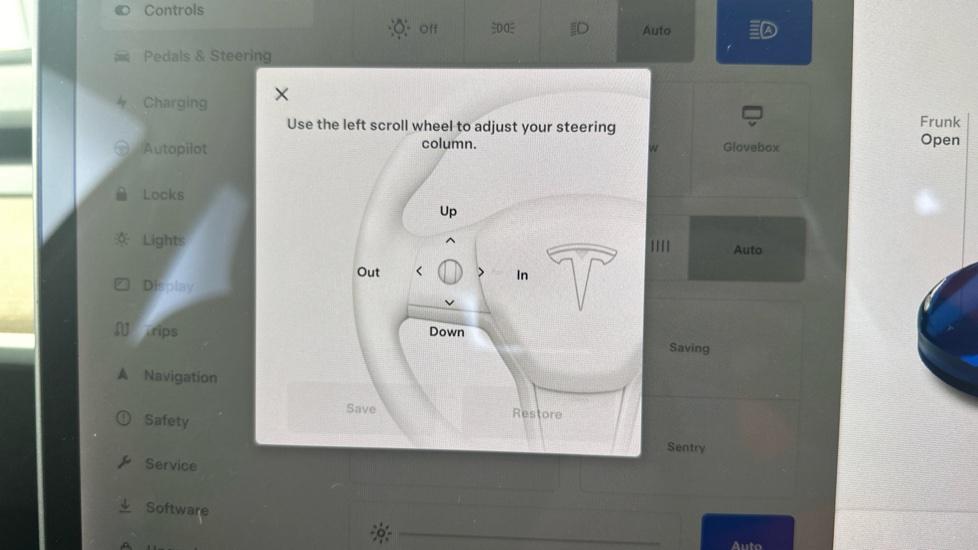 Electric Steering Wheel Adjust