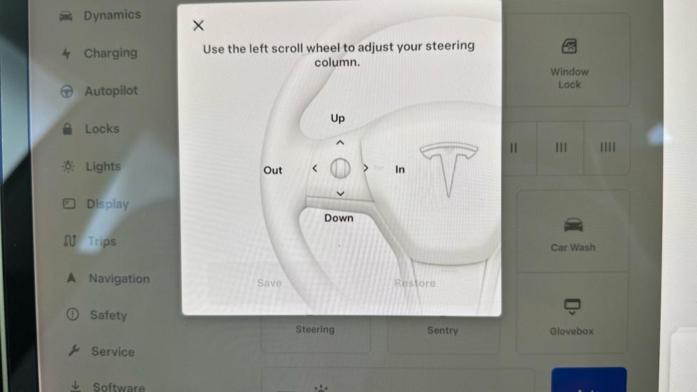 Electric Steering Wheel Adjust