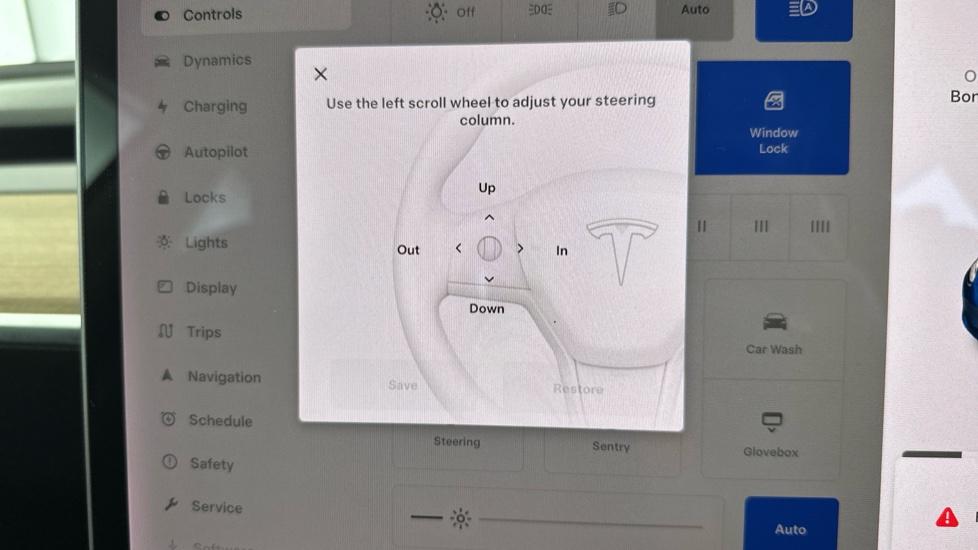 Electric Steering Wheel Adjust