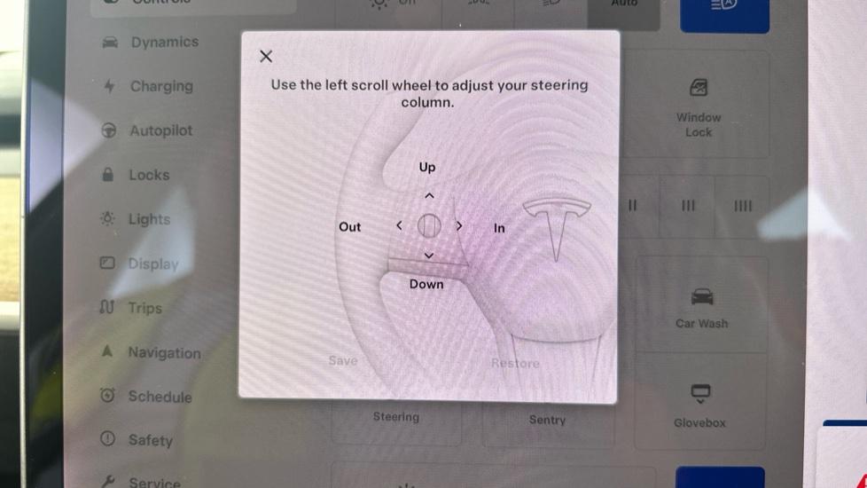 Electric Steering Wheel Adjust