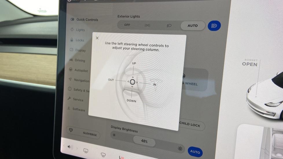 Electric Steering Wheel Adjust 