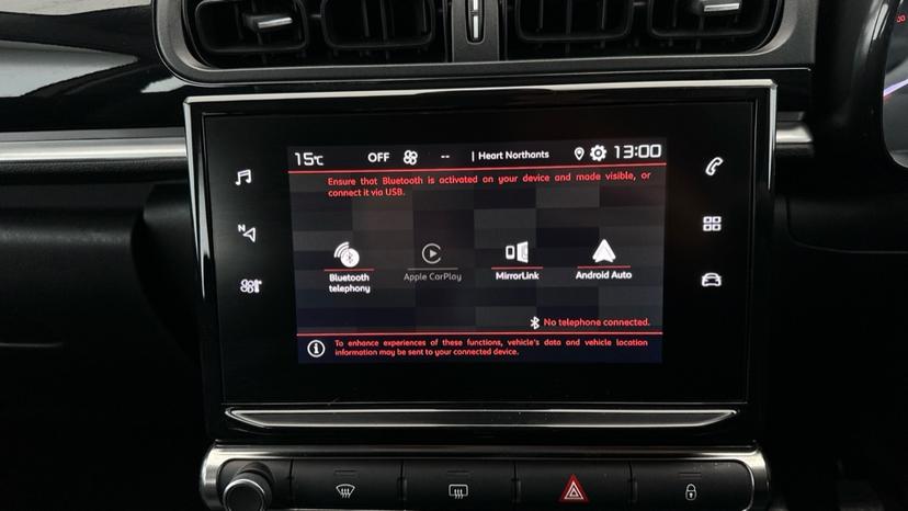 Apple CarPlay/Android Auto/Bluetooth