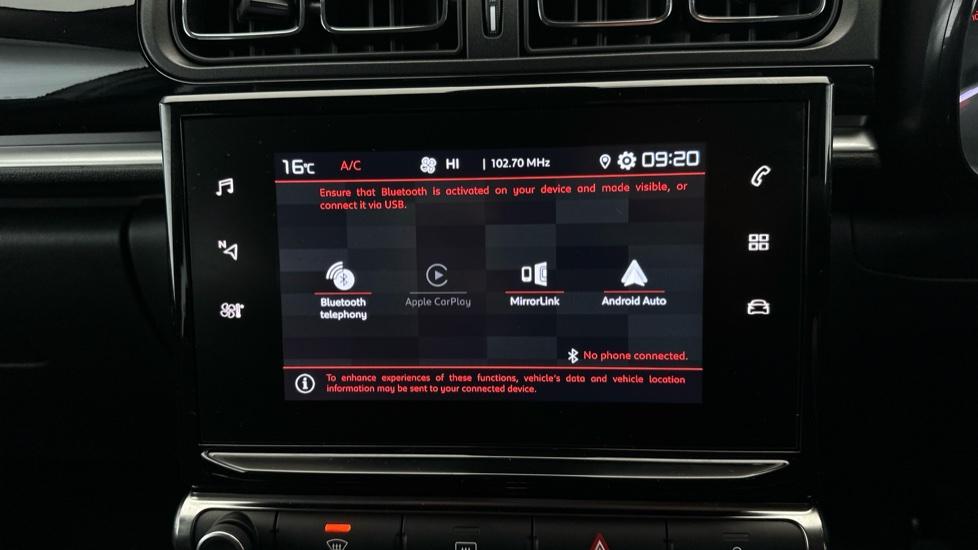 Apple CarPlay/Android Auto/Bluetooth