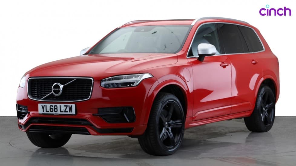 Used 2019 RED Volvo XC90 2.0 T8 [390] Hybrid R DESIGN 5dr AWD Gtron ...