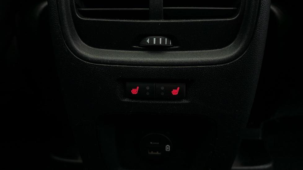 Rear heated seat 