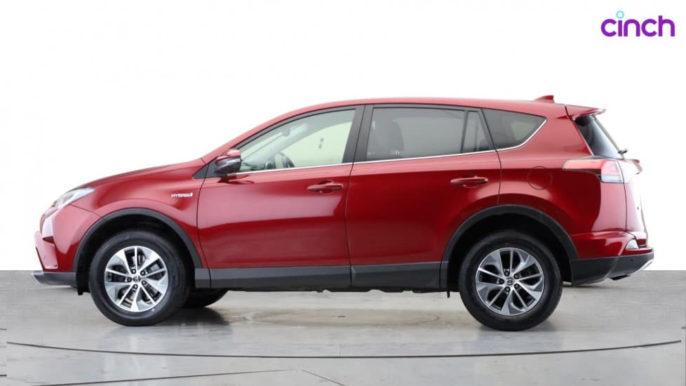 Used 2018 RED Toyota RAV4 2.5 VVT-i Hybrid Icon TSS 5dr CVT [Cloth] 2WD ...