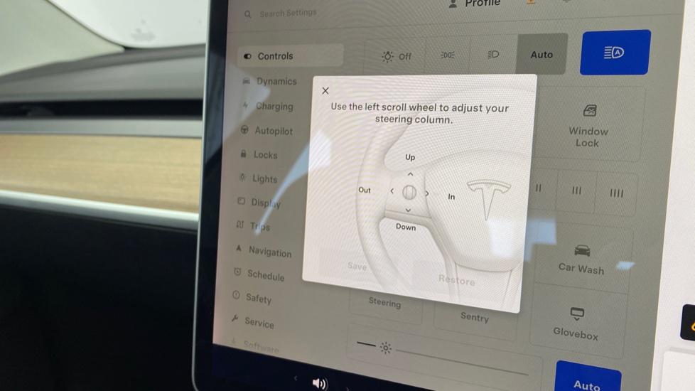 Electric Steering Wheel Adjust