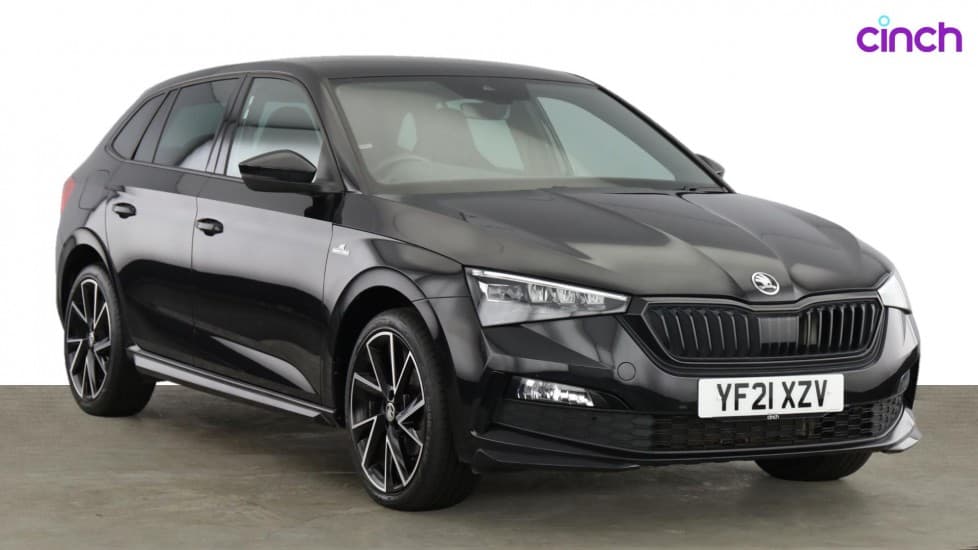 Used 2021 BLACK SKODA SCALA 1.5 TSI Monte Carlo 5dr DSG, 16,731 miles -  cinch