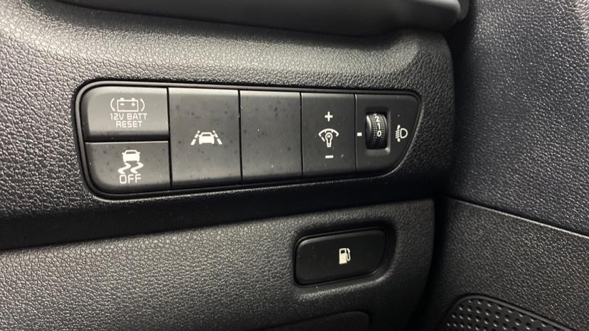lane assist and electric fuel cap button 