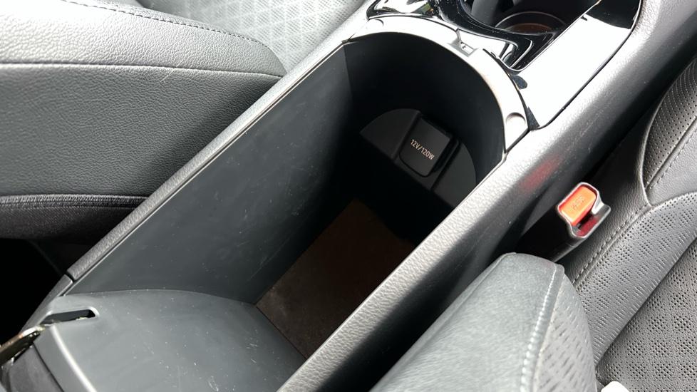 Storage compartment & 12v power outlet