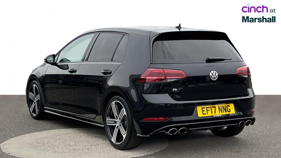 Used 2017 BLACK Volkswagen Golf 2.0 TSI 310 R 5dr 4MOTION DSG, 21,965 ...