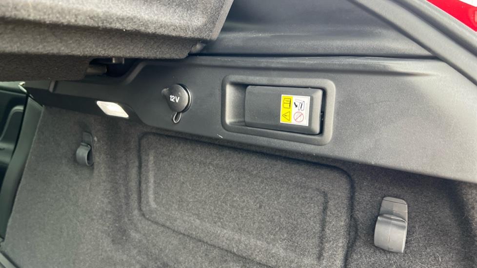 Rear seat release & Rear 12v socket 