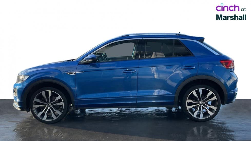 Used 2021 BLUE Volkswagen T-Roc 1.5 TSI EVO R-Line 5dr DSG, 32,778 ...