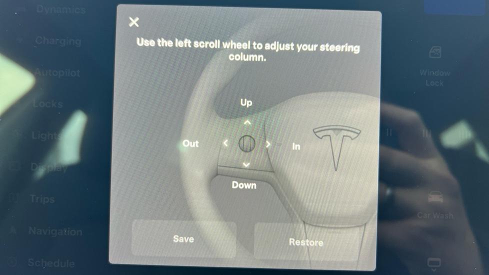 Electric Steering Wheel Adjust