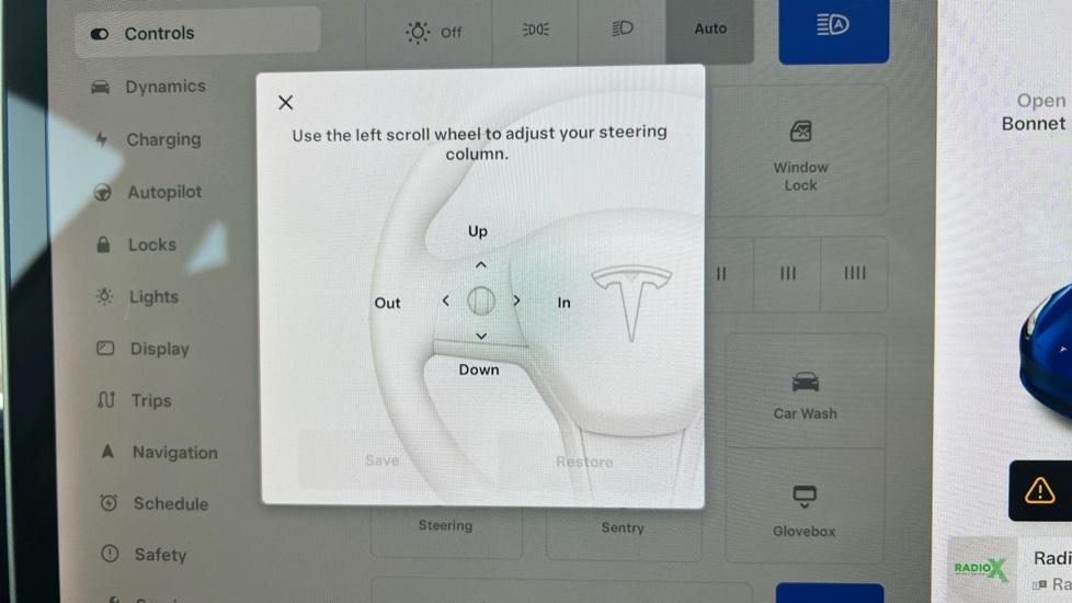 Electric Steering Wheel Adjust