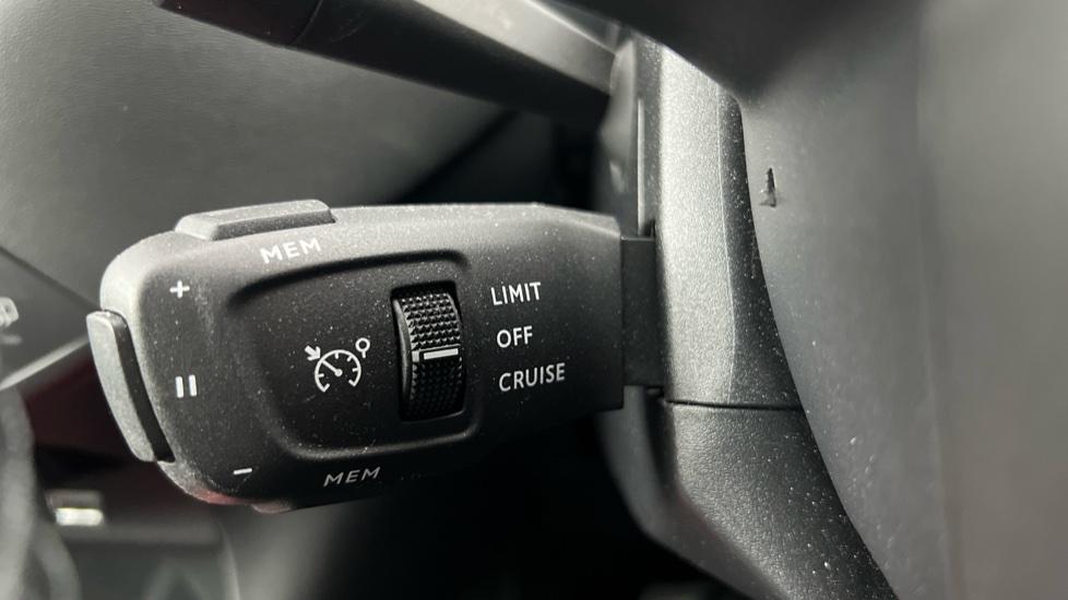 Speed limiter and cruise control 