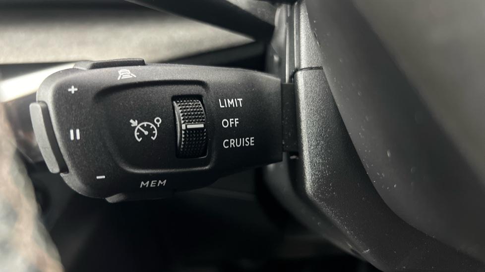 Speed limiter and cruise control 