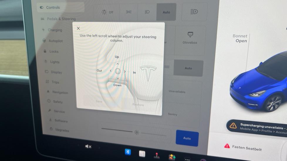 Electric Steering Wheel Adjust