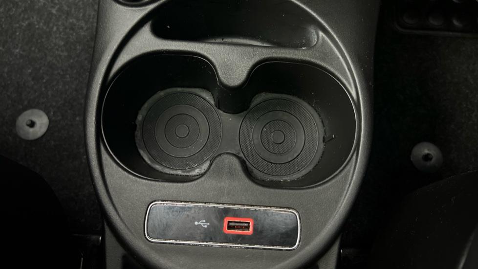 Cup holder and USB