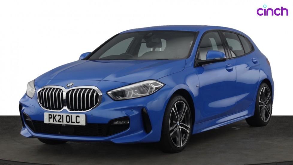 Used 2021 BLUE BMW 1 Series 118i [136] M Sport 5dr Step Auto, 34,436 ...