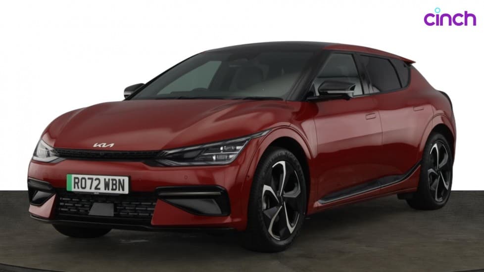 Used 2022 RED Kia EV6 166kW GT Line S 77.4kWh 5dr Auto, 21,086 miles ...