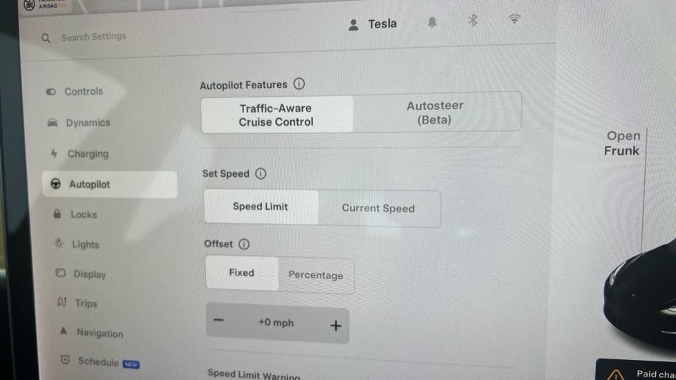 speed limiter and cruise control 