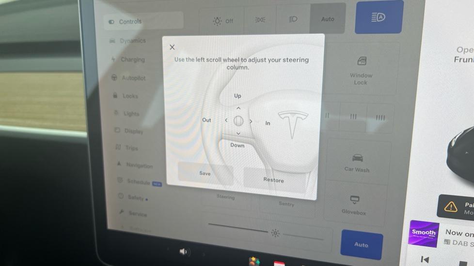 Electric Steering Wheel Adjust