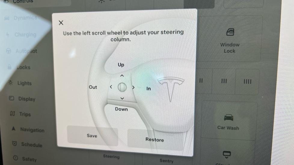 Electric Steering Wheel Adjust