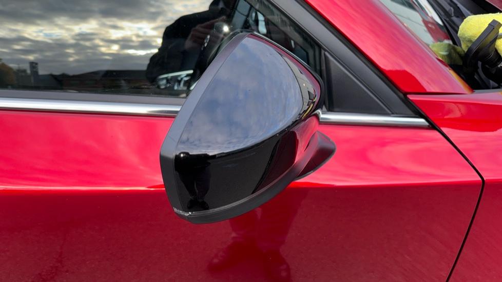 Black wing mirror caps