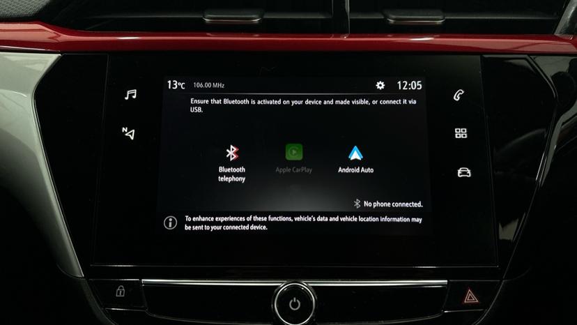 Bluetooth/Apple CarPlay/Android Auto