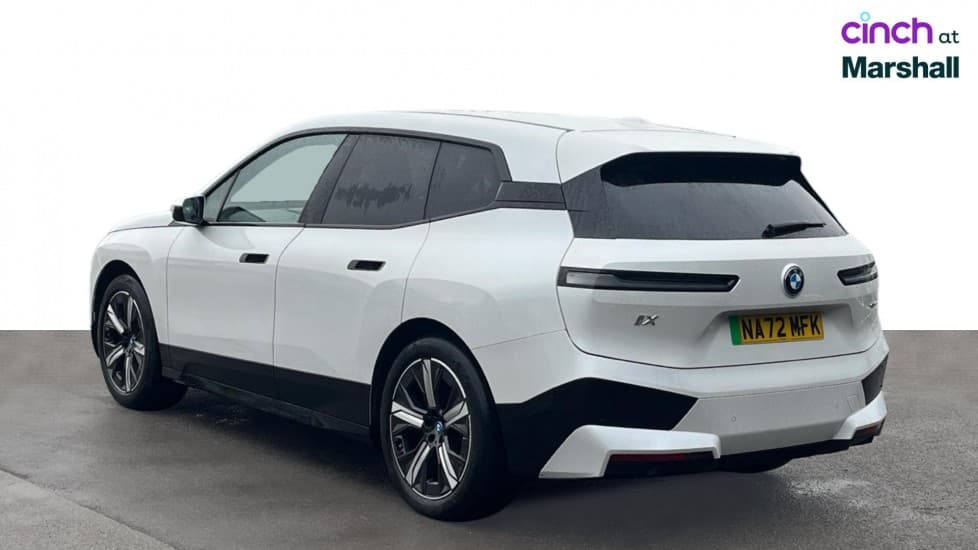 White Ix Rear Used 2022 WHITE BMW iX 240kW xDrive40 M Sport 76.6kWh 5dr Auto, 27,404 ...